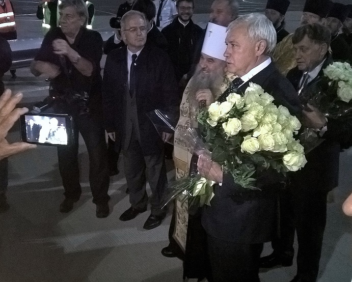 Прибытие иконы Божьей Матери «Панагия Сумела» в Санкт-Петербург